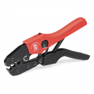 CTK-11, Инструмент для обжима изолированных разъемов с красной, синей и желтой манжетами РППИ-М, РПИ-П, РПИ-М, РШИ-П, РШИ-М, РПИ-О сечением 0.5-6 мм2