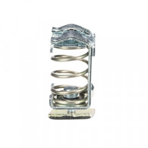 Зажим кабельный WST 13,5/C, Зажим для подключения экранированного кабеля, тип фиксации провода: зажим, для кабеля: 4-13,5 мм, цвет: серый, тип монтажа: C-профиль