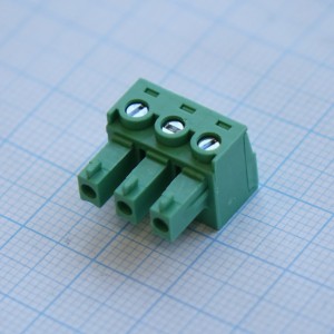 15EDGK-5.08-03P-14-00A(H), Разъемный клеммный блок, 3 контакта. Серия 15EDGK-5.08