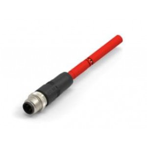TAD14141311-001, Кабели Ethernet / Сетевые кабели M12D4-MS-PVC TYPE B RED-0.5M