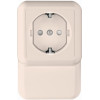 ПРИМА О/У РОЗЕТКА с зазем. со шт. ПЛИНТУСН.ИЗОЛ.ПЛ.16А 250В, БЕЛЫЙ,опт.уп.Россия C3( RA16-003-2I-B