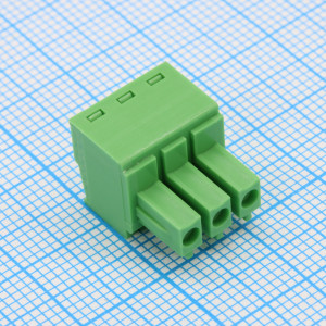 L-KLS2-EDK-3.81-03P-4S, Клеммник разъемный (гнездо) винтовой на кабель