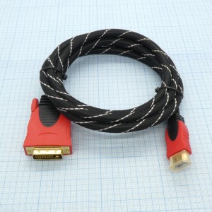 Шнур DVI - HDMI  (AV-HD03)G 1,8 м., Шнур DVI - HDMI  (AV-HD03)G 1,8 м.