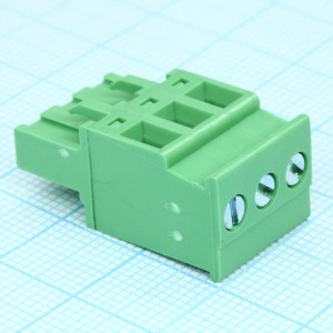 2EGTKA-5.0-03P-14-100, Разъемный клеммный блок 3 контакта шаг 5.0мм