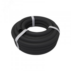 Труба гофрированная из ПВХ, с зондом, 20 мм 28-0020-10