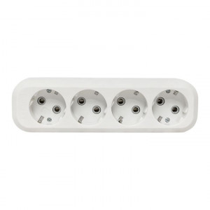 Колодка 4 гн. 16А 3,5кВт с/з Эксперт PROxima AKB16-4