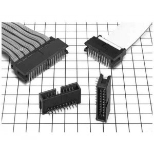 HIF3F-20PA-2.54DS(71), Проводные клеммы и зажимы 20P PIN HEADER T/H R/A CHANGED FINISH