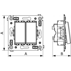Переключатель 2-кл. СП Avanti 