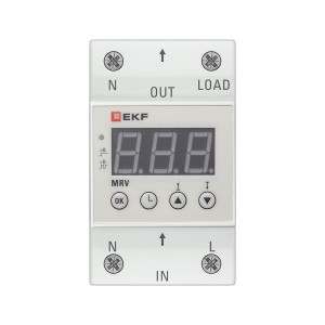 Реле напряжения с дисплеем MRV 32А PROxima MRV-32A