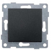 Переключатель проходной 1-кл. СП Ugra 10А 250В механизм графит С11В4-010