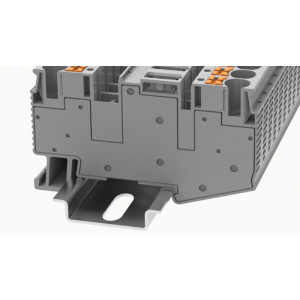 Клемма для модулей DS6-TG-01P-11-00Z(H), Клемма для подключения модулей, тип фиксации провода: Push-in, номинальное сечение: 6 мм кв., 20A, 500V, ширина: 8,2 мм, цвет: серый, тип монтажа: DIN35, втычная перемычка,