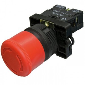 LXA2 (3SA5)-BS442 ON-OFF, Кнопочный переключатель серии 3SA5 с возвратно-поворотным толкателем с фиксацией на размыкание, NС, 240В, 3А