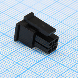 L-KLS1-XM1-3.00-2X02-MH, Корпус разъёма 2х2 контакта шаг 3мм