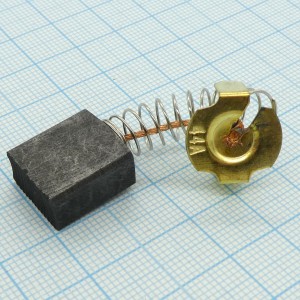 Щетка 8*14,4*17 для электродвигателя, Щетка графитовая для электродвигателя