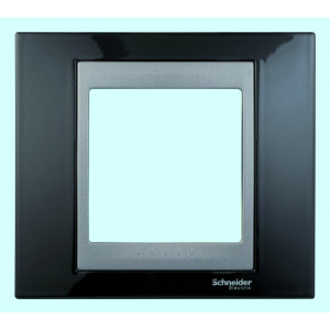 UNICA TOP РАМКА 1-постовая, ГРАФИТ/РОДИЙ MGU66.002.293