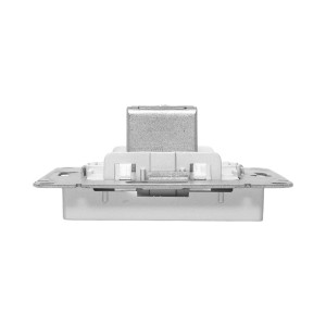 Механизм розетки TV, проходная, алюминий Эпика EKF UP1-SOA-TV-2