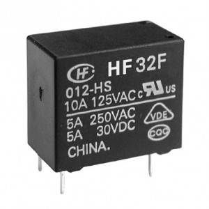 HF32F/024-ZST, Реле силовое, SPDT (одна контактная группа-два направления) катушка 24В