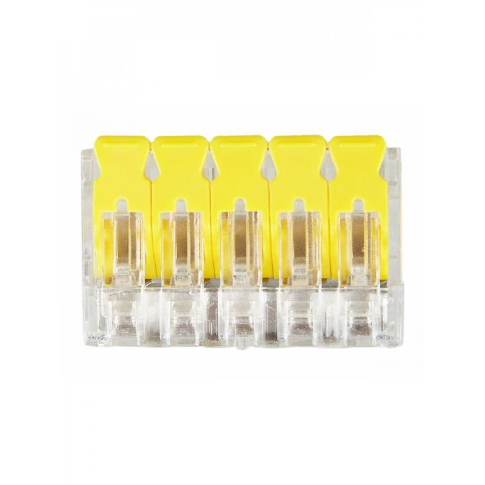 Изображение товара Клемма строительно-монтажная СМК 228-415 IEK 5 контактная упак.4 шт