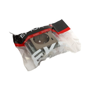 Механизм розетки с USB-C - 2шт, 16А, с заземлением, со шторками, шампань Эпика EKF UP1-SOC-111-2USBC