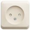 Изображение товара ЭТЮД О/У РОЗЕТКА без заземления со штороками 16А 250B, КРЕМОВЫЙ , Россия PA16-002K