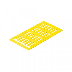 Маркировочные таблички WMS SI2K02Y/15N, Маркировочные таблички, для кабельных контейнеров, 45 шильдиков, для плоттера wieplot, размер шильдика: 15 x 4 мм, цвет: желтый, PC / ABS