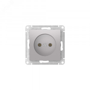 Розетка AtlasDesign 16А без заземл. без шторок быстрозажим. клем. механизм алюм. SE ATN000341S