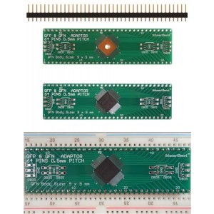 204-0018-01, Печатные и макетные платы ez .5mm Pitch, 64Pin QFP/QFN Adapter