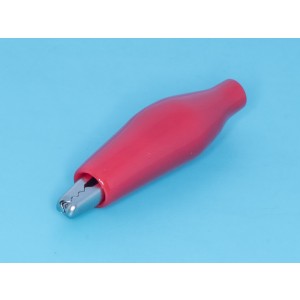 ITA-37R, Зажим изолированный 37мм тип 'aligator', красный