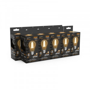 Лампа светодиодная филаментная Black Filament 26Вт A70 грушевидная 2700К тепл. бел. E27 2600лм 102902126