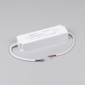 Блок питания ARPJ-SP-721400-PFC (100W, 36-72V, 1.4A) 037893, Источник тока с гальванической развязкой для светильников и мощных светодиодов. Входное напряжение 220-240 VAC. Выходные параметры: 36-72 В, 1400 mА, 100 Вт. Встроенный PFC >0.9. Герметичный пластиковый корпус IP 67. Габаритные размеры длина 193 мм, ширин