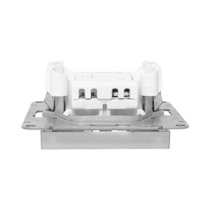 Механизм выключателя, одноклавишный, кнопочный, алюминий Эпика EKF UP1-SWA-13