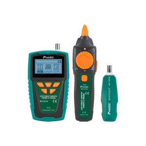 MT-7071N, Тестер кабельный с ЖК-дисплеем и пробником, трассировка кабеля до 600м, измерение длины кабеля до 200м
