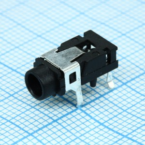 ST-025-SL, Стерео аудио гнездо (СТ) 3.5мм