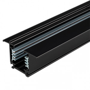 Трек встраиваемый LGD-4TR-TRACK-F-2000-BK-M (C) 027865(1), 3-фазный встраиваемый трек 4TR, на 4 провода, длина 2м. Цвет черный глянцевый. Коннектор питания и заглушка приобретаются отдельно. Размер ДxШxВ: 2000x56x33мм. Ширина встраиваемой части 32,4мм. При использовании с треками и аксессуарами другой серии возмо