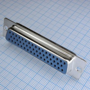 L-KLS1-213-50-F-L, гнездо 50 pin на кабель (пайка)