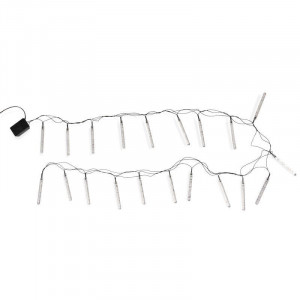 Гирлянда светодиодная Палочки с пузырьками 20 палочек, цвет: мультиколор, 2 метра 303-037