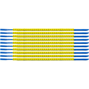 brd333021, SCNG-07-L клипсы жёлтые, 300шт/упак, для провода 1,9-2,4мм диаметра, легенда L