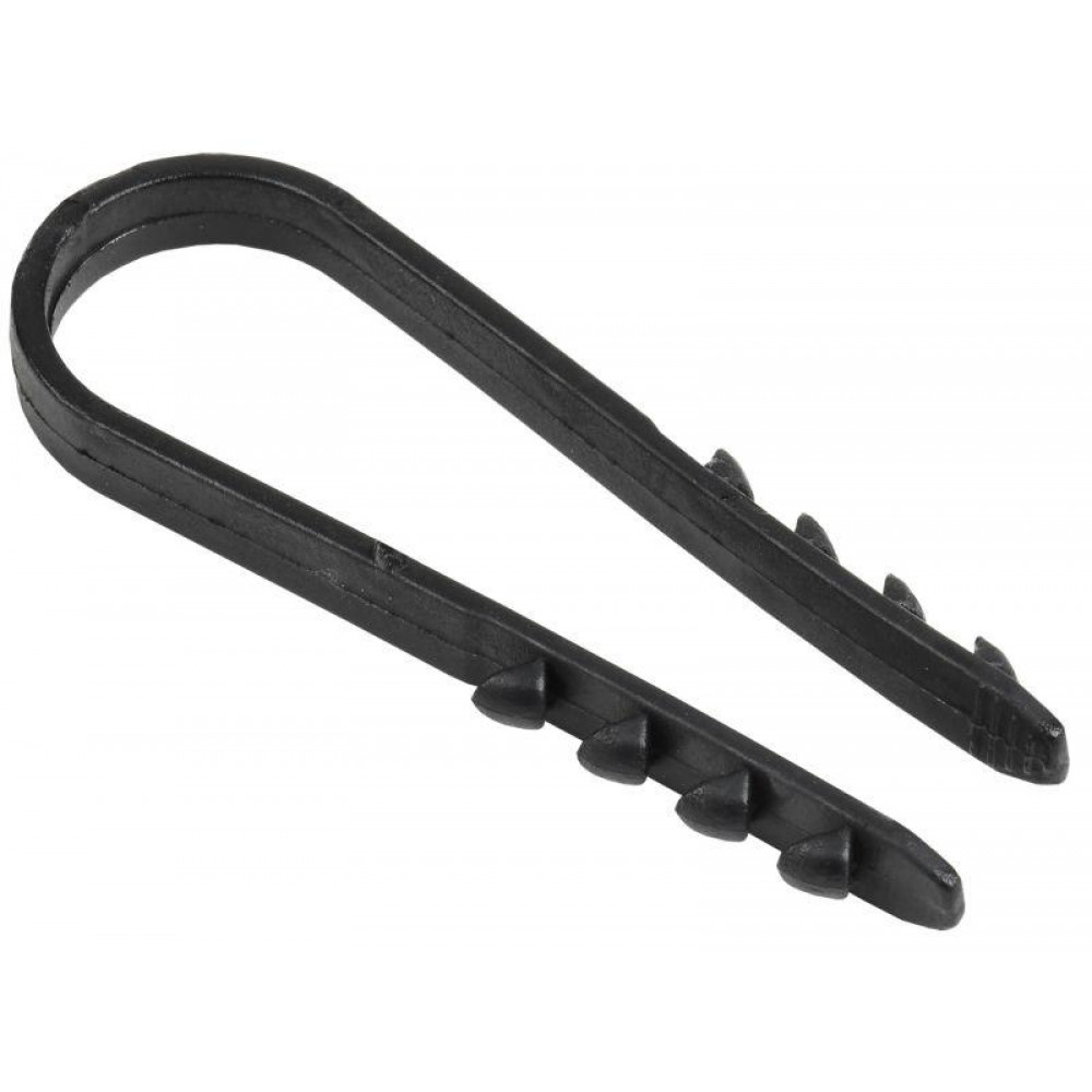 Изображение товара Дюбель-хомут 11-18мм нейлон черный упак 100 шт IEK UHH36-11-18-100