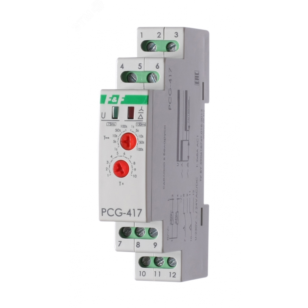 Изображение товара Реле времени PCG-417 EA02.001.020 Евроавтоматика для автоматизации