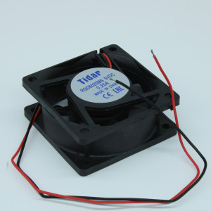 RQD 6025MS 5VDC, Вентилятор 5В 60x60х25мм, 4500 об/мин., 0.74м3/мин, 27дБ, подшипник скольжения, тип вывода - провод
