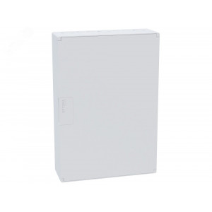 Щит распределительный навесной с пластиковой белой дверцей на 24 модуля, OptiBox Pro 24-NNR-IP40 379797