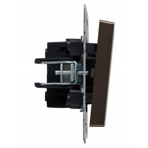 Выключатель проходной 1-кл. СП BRITE ВС10-1-6-БрТБ 10А бронза BR-V12-0-10-K45