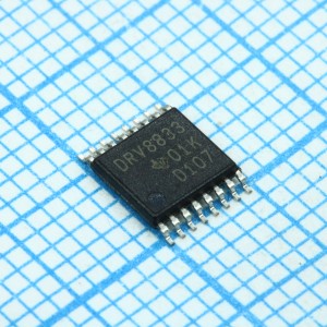 DRV8833PWPR, Контроллер-драйвер двигателей / движения / зажигания 2A LO VLTG BIPOLAR STEPPER MOTOR DRIVER