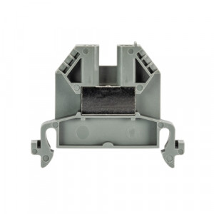 Проходная клемма 9700A/6 S35, Проходная клемма, тип фиксации провода: винтовой, номинальное сечение: 4 мм кв., 32A, 800V, ширина: 6 мм, цвет: серый, тип монтажа: DIN35