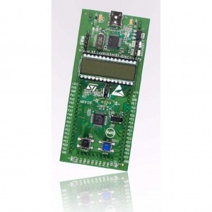 STM8L-DISCOVERY, Отладочный комплект для STM8L (установлен на плате STM8L152C6T6), встроенный дебаггер ST-Link, питания от USB