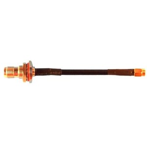 CBA-TNCF-SMAM, Соединения РЧ-кабелей TNC Fem bulkhead-RG174-SMA Male 200mm long
