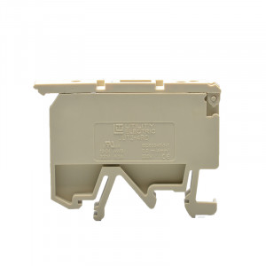 Предохранительная клемма JUT2-4RD/LA250-GY, Предохранительная клемма, тип предохранителя: 5x25, LED 250V, тип фиксации провода: винтовой, номинальное сечение: 4 мм кв., 500V, ширина: 6,2 мм, цвет: серый, тип монтажа: DIN35