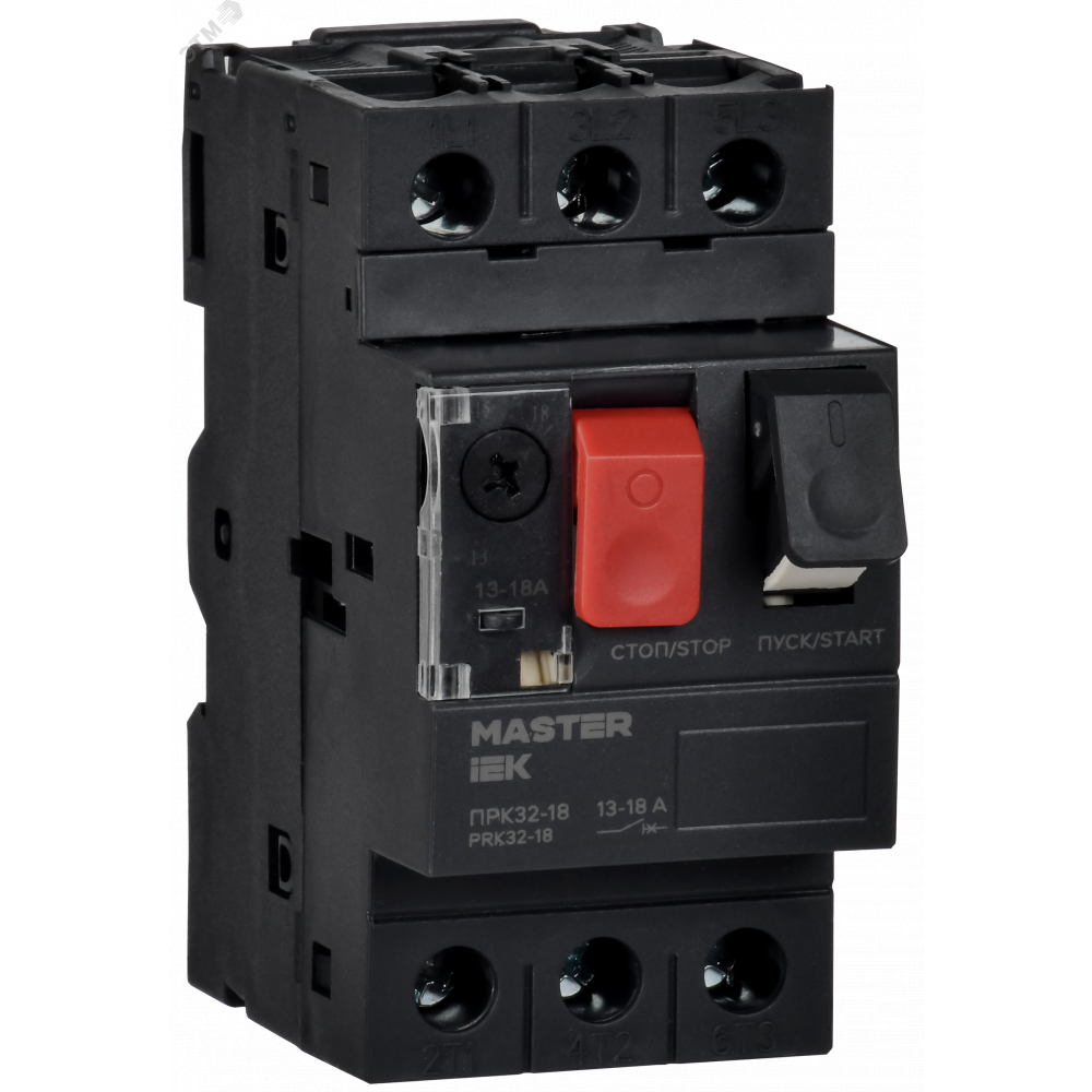 Изображение товара Пускатель ПРК32-18 In18А Ir13-18А Ue 660В IP20 для автоматизации
