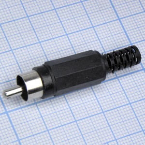RCA 4004 B(4005), RCA штекер кабельный, разъем типа "тюльпан"