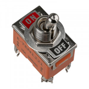 Тумблер 250V 15А (4c) ON-OFF двухполюсный (KN-201) (в упак. 1шт.) 06-0326-B